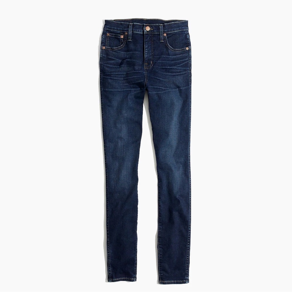 MADEWELL 10” HIGH RISE SKINNY JEANS IN HAYES WASH 26